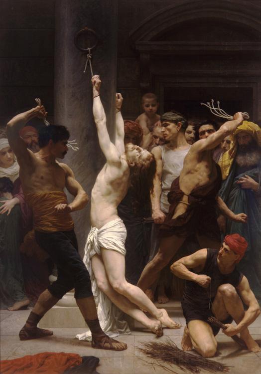 Adolphe William Bouguereau The Flagellation of Christ (mk26) Spain oil painting art